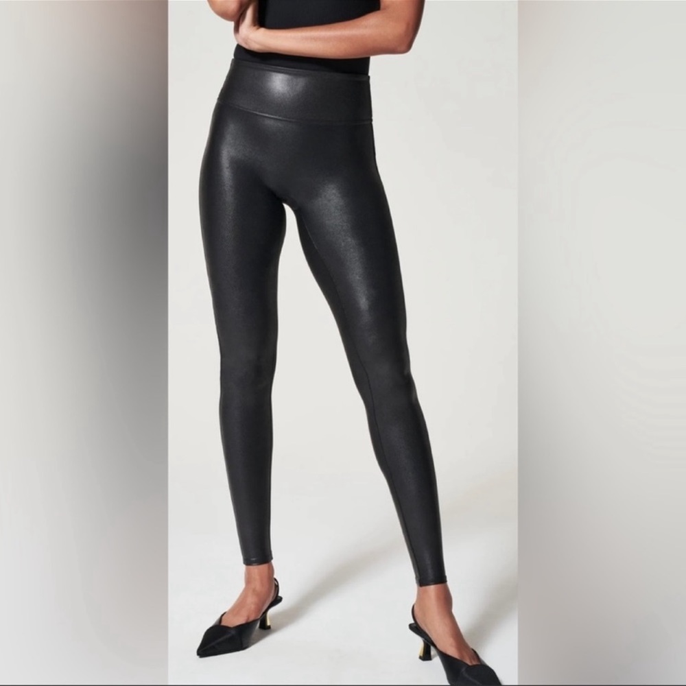 Spanx faux leather leggings